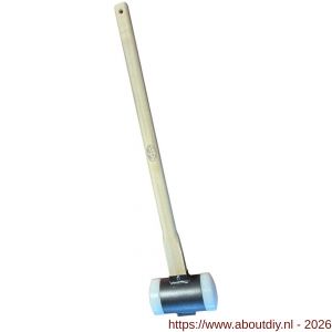 DeWit bandhamer met nylon slagdop en 90 cm steel - A29000498 - afbeelding 1