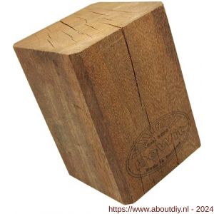 DeWit houten blok voor stamper - A29000210 - afbeelding 1