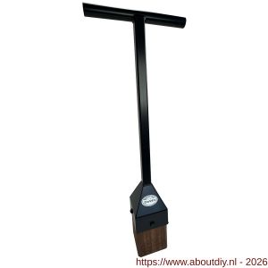 DeWit grondstamper extra lang met houten blok - A29000599 - afbeelding 1