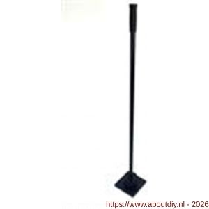 DeWit schokvrije grondstamper met voet 18x18 cm - A29000598 - afbeelding 1