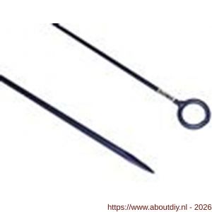 DeWit draadpen 190 cm met gesmede punt en oog - A29000500 - afbeelding 1