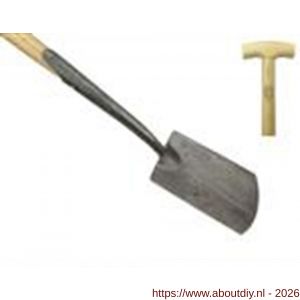 DeWit zwanehals spade met lip essen steel 90 cm - A29000799 - afbeelding 1
