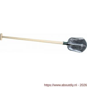 DeWit schep Drents 000 3/4 gebogen met 110 cm essen T-steel - A29000514 - afbeelding 1
