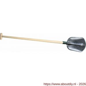 DeWit schep Drents 00 3/4 gebogen met 100 cm essen T-steel - A29000515 - afbeelding 1