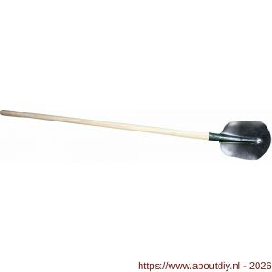 DeWit schep Hollands 00 3/4 gebogen met 130 cm knopsteel - A29000539 - afbeelding 1