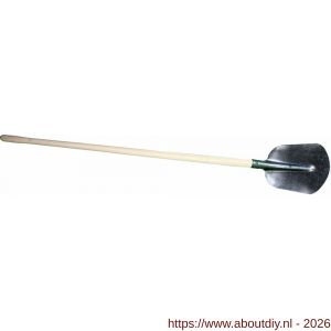 DeWit schep Hollands 0 3/4 gebogen met 130 cm knopsteel - A29000540 - afbeelding 1