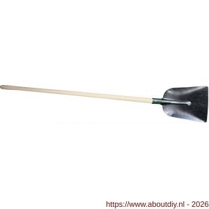 DeWit betonschop 1 afgeronde hoek met 130 cm knopsteel - A29000673 - afbeelding 1