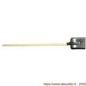 DeWit stalen stalschop 25.5 cm breed met 130 cm knopsteel - A29000754 - afbeelding 1