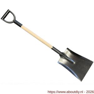 DeWit stalen ballastschop 25,5 cm breed met 80 cm steel en kunststof D-greep - A29000725 - afbeelding 1