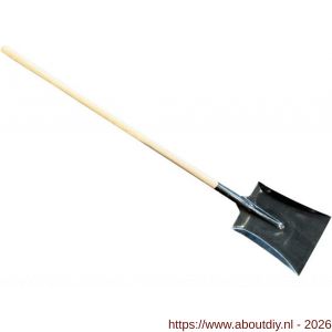 DeWit stalen ballastschop 25,5 cm breed met 130 cm knopsteel - A29000714 - afbeelding 1