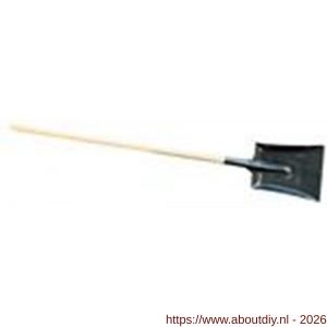 DeWit stalen ballastschop 28 cm breed met 145 cm knopsteel - A29000715 - afbeelding 1