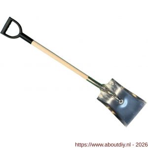 DeWit aluminium ballastschop 28 cm breed met 80 cm steel en kunststof D-greep - A29000722 - afbeelding 1