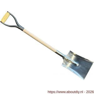 DeWit aluminium ballastschop 28 cm breed met 100 cm ijzeren D-greep steel - A29000719 - afbeelding 1