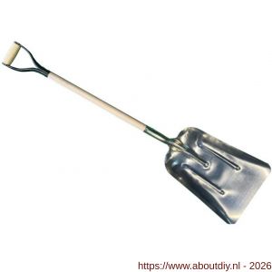 DeWit aluminium graanschop 31 cm breed 90 cm steel met ijzeren D-greep - A29000740 - afbeelding 1