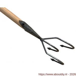 DeWit tuinwoeler met 3 gesmede tanden met 140 cm steel - A29000821 - afbeelding 1