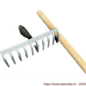 DeWit tuinhark 10 tands met 140 cm steel - A29000632 - afbeelding 1