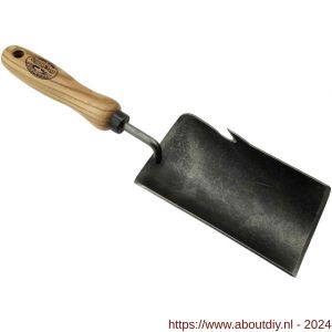DeWit potgrondschep met mesje essen handvat 140 mm - A29000125 - afbeelding 1