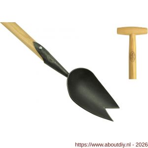 DeWit tuinscoop met V-snede essen T-steel 800mm - A29000711 - afbeelding 1