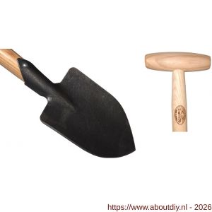 DeWit Junior puntspade essen T-steel 750 mm afmeting 990x115x40 mm - A29000786 - afbeelding 2