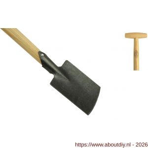 DeWit Junior spade essen T-steel 750 mm 990x115x40 mm - A29000793 - afbeelding 1