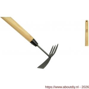 DeWit Junior dubbele hak essen steel 750 mm afmeting 860x170x70 mm - A29000604 - afbeelding 1