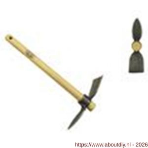 DeWit dubbele hak hart-recht essen steel 500mm - A29000625 - afbeelding 1