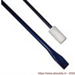 DeWit stootijzer 1250x28 mm nylon dop 70 mm - A29000493 - afbeelding 1