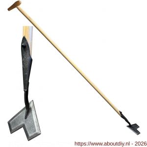 DeWit schoffelwieder blank 140 cm P steel - A29000771 - afbeelding 1