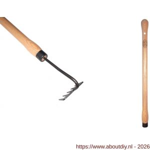 DeWit handhark gesmeed 5 tands essen knopsteel 48 cm - A29000628 - afbeelding 1