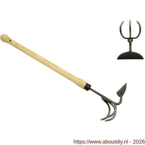 DeWit combi cultivator met hak knopsteel 48 cm - A29000575 - afbeelding 1