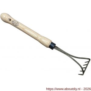 DeWit Bio handhark 5 tands essen knopsteel 25 cm - A29000627 - afbeelding 1