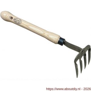 DeWit tuinklauw met gedraaide tanden en 25 cm steel - A29000591 - afbeelding 1