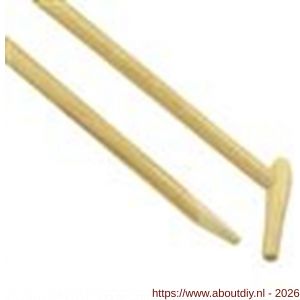 DeWit schoffelsteel 1550x28 mm vast hilt - A29000808 - afbeelding 1