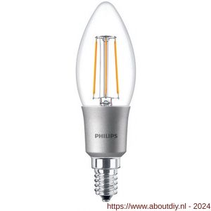 Philips LED kaarslamp Classic LEDcandle 5 W-40 W E14 B35 827 dimbaar extra warm wit - A51270231 - afbeelding 1