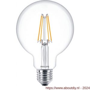 Philips LED gloeidraadlamp Classic LEDglobe G93 7 W-60 W E27 827 extra warm wit - A51270213 - afbeelding 1
