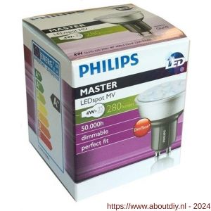 Philips LED spot GU10 Master LEDspot 3,7 W-35 W 2700K 36D dimtone extra warm wit - A51270196 - afbeelding 2