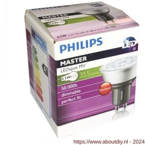 Philips LED spot GU10 Master LEDspot 4,9 W-50 W 2700K 40D dimtone extra warm wit - A51270197 - afbeelding 2