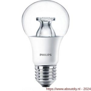 Philips LED lamp normaal LEDbulb Master 9 W-60 W E27 A60 827 dimbaar extra warm wit - A51270139 - afbeelding 1