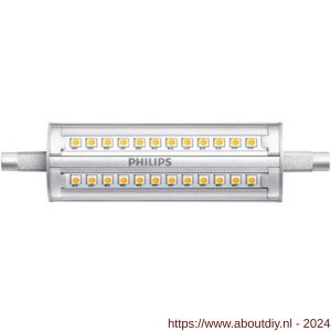 Philips LED staaf Corepro LEDlinear R7S 14 W-100 W 840 dimbaar 118 mm koel wit - A51270204 - afbeelding 1