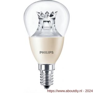 Philips LED kogellamp Master LEDluster 6 W-40 W E14 P48 dimtone extra warm wit - A51270172 - afbeelding 1