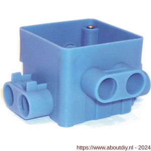 ABB 165A centraaldoos 8x5/8-16 mm ongelijke invoer vierkant blauw - A51270012 - afbeelding 1