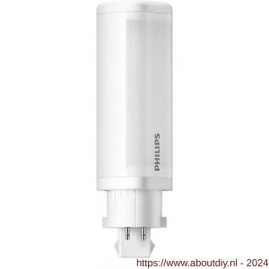 Philips LED PL-C vervanger Corepro 4.5 W-10/13 W 830 4P G24Q-1 warm wit - A51270184 - afbeelding 1