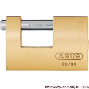 Abus Monobloc messing cilinder blokslot 82/63 - A21700230 - afbeelding 1