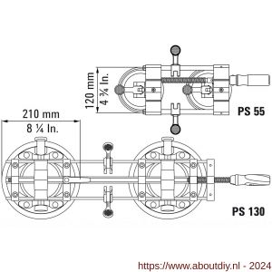 Bessey platenspanner 5-130 mm - A10160477 - afbeelding 3