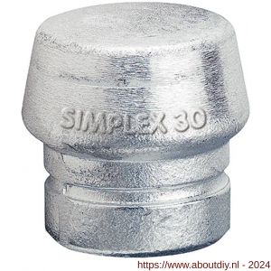 Halder 3209 hamer dop Simplex metaal 60 mm - A40600424 - afbeelding 1