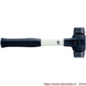 Halder 3702 hamer Simplex fiber steel rubber 30 mm - A40600050 - afbeelding 1