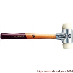 Halder 3108 hamer Simplex aluminium nylon 50 mm - A40600100 - afbeelding 1
