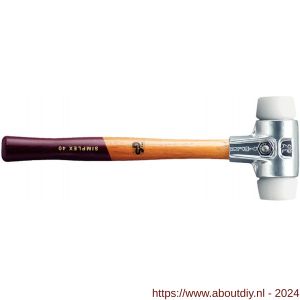Halder 3107 hamer Simplex aluminium Superplastic 50 mm - A40600086 - afbeelding 1