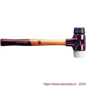 Halder 3027 hamer Simplex rubber-Superplastic 30 mm - A40600165 - afbeelding 1