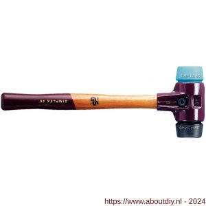 Halder 3012 hamer Simplex rubber-Soft 30 mm - A40600112 - afbeelding 1